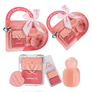 Labranche - Kit Blush Lip Tint Esponja Chaveiro LA7315 Cor B
