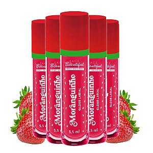 Face Beautiful - Gloss Labial Moranguinho FB516 - 6 Und