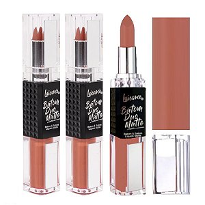 Luisance - Batom Duo Matte com Espelho Café - 06 Un