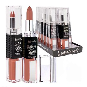 Luisance - Batom Duo Matte com Espelho Café - 18 Un