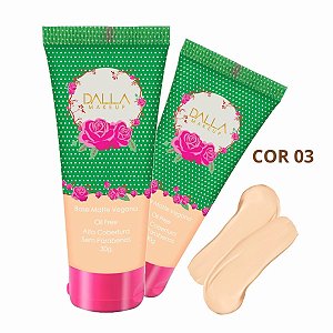 Dalla - Base Matte Vegano Peles Claras DL0904C - Cor 03