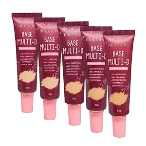 Mia Make - Base Vegana Matte Multi D 414 - 10 Und