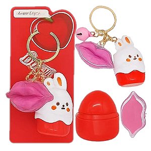 Amor Anjo - Lip Balm e Batom Coelho c/ Chaveiro MF023