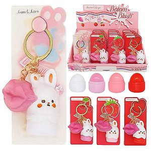 Amor Anjo - Balm e Batom Coelho c/ Chaveiro MF023 - 16 Und