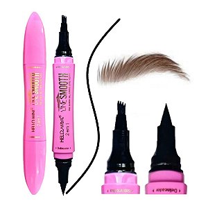 Hello Mini - Delineador + Escova p/ Sobrancelha Y269 - Claro