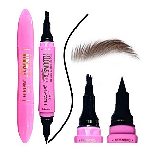 Hello Mini - Delineador + Escova p/ Sobrancelha Y269 - Medio