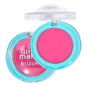 Miss Rose - Blush Compacto Moon Rosa - Cor 01