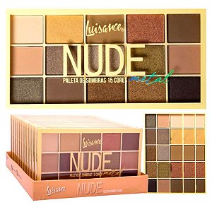 Luisance - Paleta de Sombras Nude Metal L3257 - 12 Und
