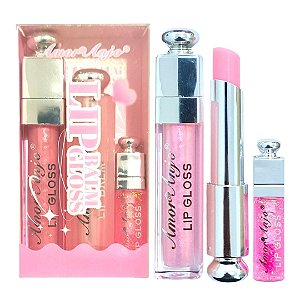Amor Anjo - Kit 2 Glos e 1 Balm AMAB050 - 3 Kits