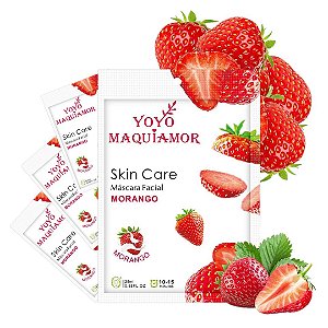 Yoyo Maquiamor - Mascara Facial de Morango  YYM121219