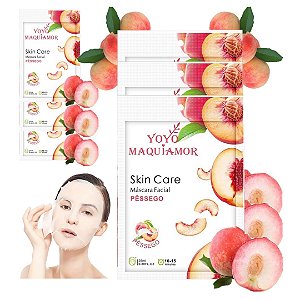 Yoyo Maquiamor - Mascara Facial de Pessego  YYM121223 -10 Und