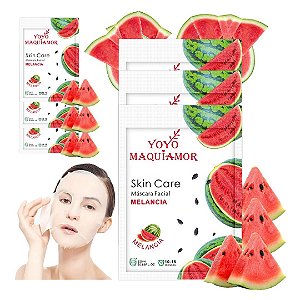 Yoyo Maquiamor - Mascara Facial de Melancia YYM121225 - 10 Und