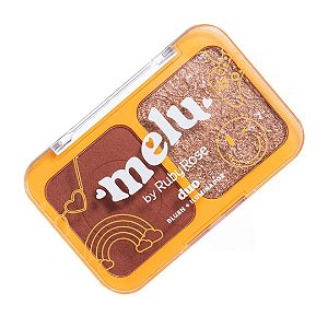 Ruby Rose - Paleta Duo Blush Iluminador Melu RR1002 G3