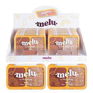 Ruby Rose - Paleta Duo Blush Iluminador Melu RR1002 G3 - 12 Und