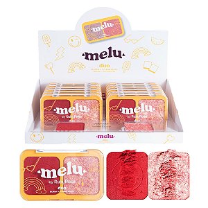 Ruby Rose - Paleta Duo Blush Iluminador Melu RR1002 G1 - 12 Und