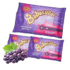 Super Poderes - Lenço Demaquilante Uva Babasuper SP953