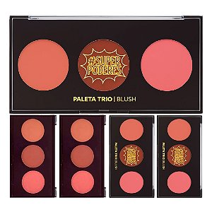 Super Poderes - Blush Contorno e Iluminador SP0014 -06 Und
