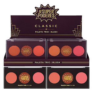 Super Poderes - Blush Contorno e Iluminador SP0014 - 18 Und