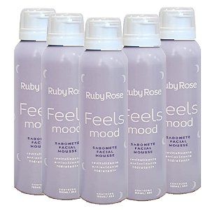 Ruby Rose - Sabonete Facial Mousse Feels Mood HB322 - 12 Und