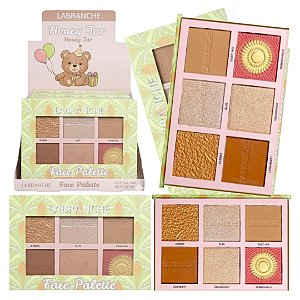 Labranche - Paleta Blush Iluminador Contorno LA1109 - 12 Und