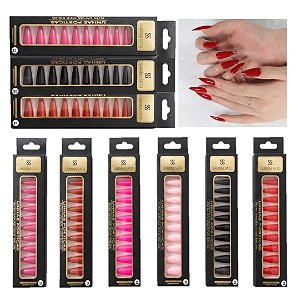 Sabrina Sato - Unha Postiça Stiletto SS3570 - 6 Kits