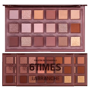 Labranche - Paleta de Sombras 6 Times 3 LA1115B - 6 Und