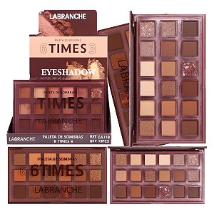 Labranche - Paleta de Sombras 6 Times 3 LA1115 - 12 Und