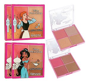 Fenzza - Paleta Blush Iluminador Contorno DIS128 - 06 Und