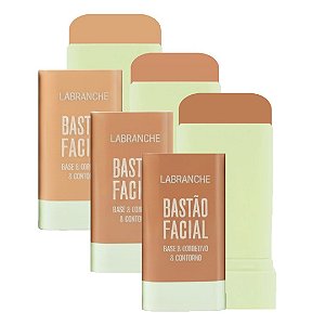 Labranche - Base Corretivo Contorno Bastão 3 em 1 LA7265B - 03 Und