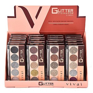 Vivai - Paleta de Sombras Glitter 2187 ( 24 unidades )