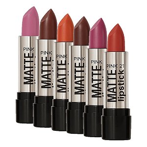Pink 21 - Batom Soft Matte Lipstick - 06 Und