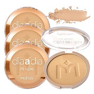 Mahav - Pó Facial Compacto Vegano Dia a Dia Cor 02 - 06 Und