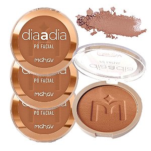 Mahav - Pó Facial Compacto Vegano Dia a Dia COR 4 - 06 Und