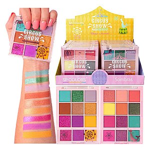SP Colors - Paleta de Sombras Circus Show SP386 - 12 Und