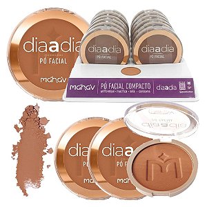 Mahav - Pó Facial Compacto Vegano Dia a Dia COR 4 - 12 Und