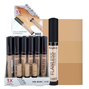 Ruby Rose - Corretivo Líquido Flawless HB8080 G2 - 36 Und