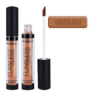 Ruby Rose - Corretivo Líquido Flawless HB8080 G3 Chocolate 6