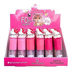 Toque Special - Lip Gloss Gatinho Fofo TS02023 - 24 Und