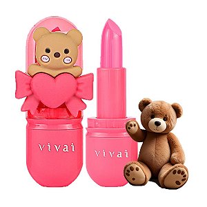 Vivai - Lip Balm Teddy Laço Fofo 3331 - Cor 04