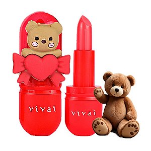 Vivai - Lip Balm Teddy Laço Fofo 3331 - Cor 06