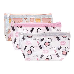 Importado - Necessaire Estampada Pequena HB87391 - 6 Und