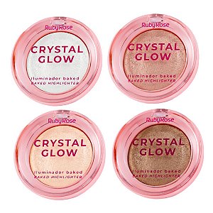 Ruby Rose - Iluminador Baked Crystal Glow HBM700 Kit 3 - 6 Und