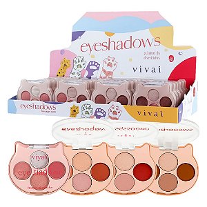 Vivai - Estojo de Sombras Gatinho 4126 - 24 Und