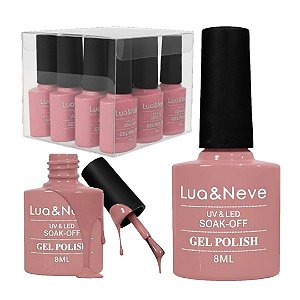 Lua e Neve - Esmalte Gel Polish Soak Off COR 01 - 12 Und
