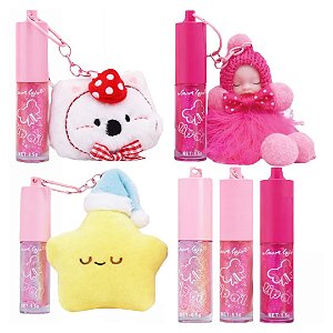 Amor Anjo - Lip Oil Pelucia Chaveiro AMAB042A - 6 Und