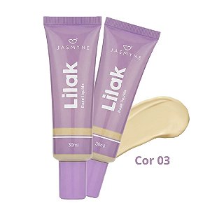 Jasmyne - Base Liquida Cores Claras Lilak JS08022 A - Cor 03