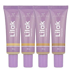 Jasmyne - Base Liquida Cores Escuras Lilak JS08022 B - 4 Und
