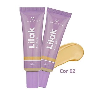 Jasmyne - Base Liquida Cores Escuras Lilak JS08022 B - Cor 2