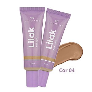 Jasmyne - Base Liquida Cores Escuras Lilak JS08022 B - Cor 4