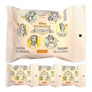 Fenzza - Lenços Demaquilantes Princesa DIS138 - 12 Und